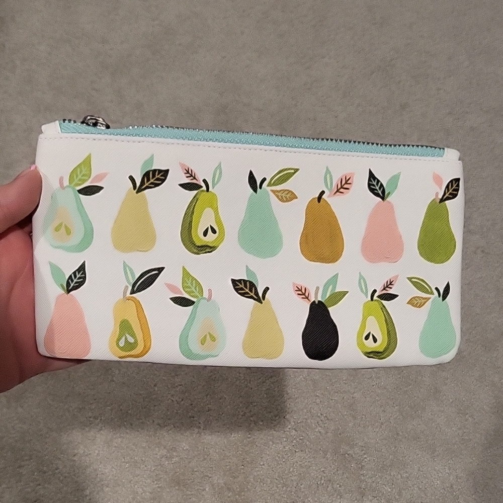 Barnes & Noble Colorful Pear Print Pouch - image 1